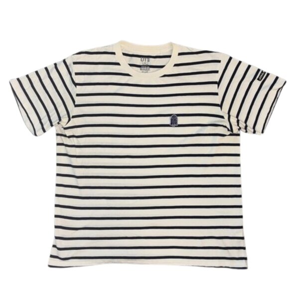 Uniqlo Star Wars Black and White Striped Tee - Picture 1 of 7
